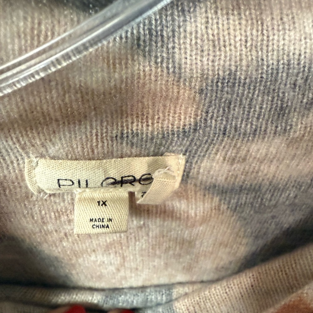 Anthropologie The Alani Cashmere Mock-Neck Sweater Pilcro: Printed Edition NWOT - Picture 6 of 6